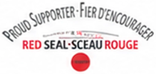 Proud Supporter · Fier d'encourager — Red Seal · Sceau Rouge